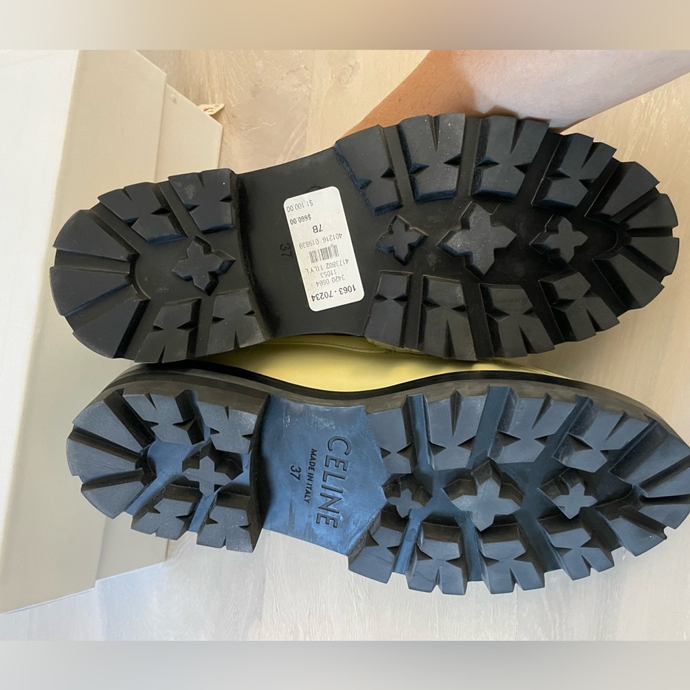 CELINE Margaret Loafer in Light Yellow 37/7 BNIB NEW - Picture 5 of 6